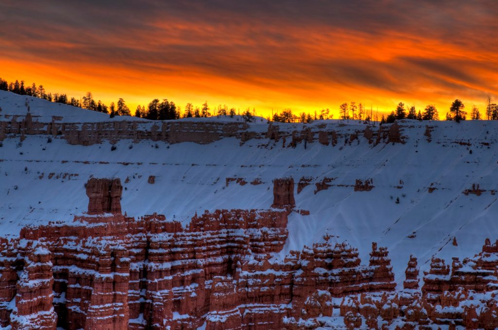 Bryce Canyon, Utah, at sunset