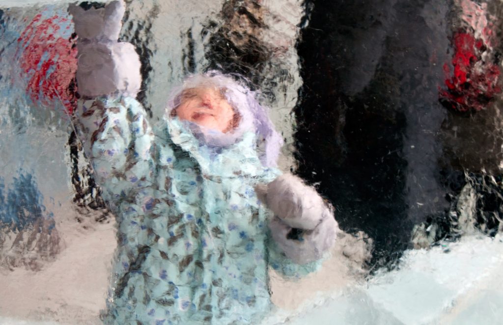 Through the ice wall, Winterlude, Ottawa