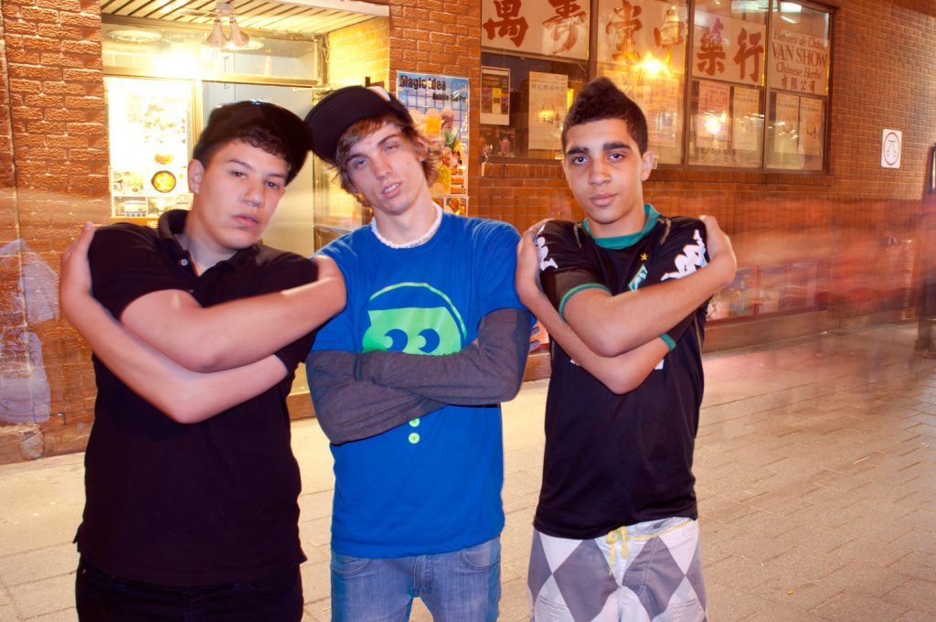 Young people, Chinatown, Montreal