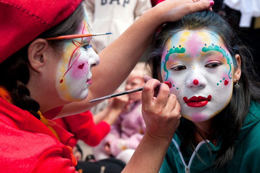 Face painting, Canada Day, Ottawa