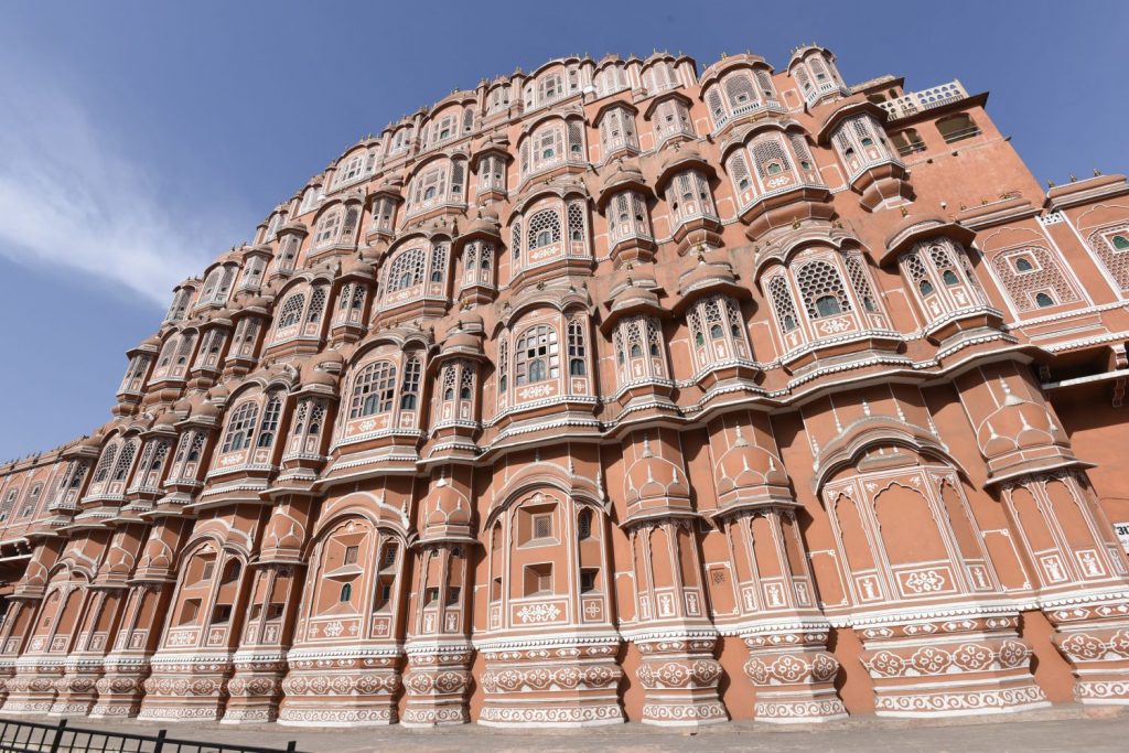The Hawa Mahal or wind palace is a landmark of Jaipur. Royal women used to watch the goings on in the street from its windows. (Richard McGuire photo)
