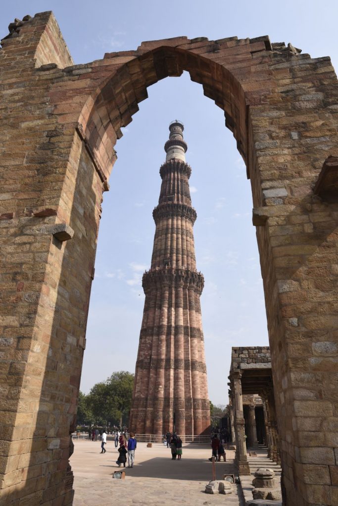 The Qutb Minar and the tombs and buildings around it date back to the 12th century and the arrival of Afghan rulers who brought Islam with them. Today it is a symbol of Delhi. (Richard McGuire)