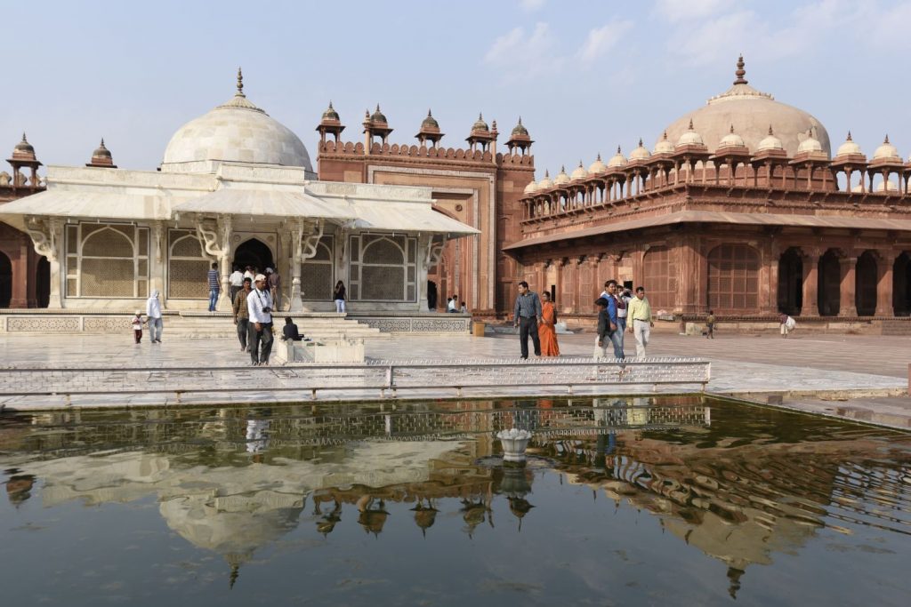 Fatehpur Sikri was the Indian capital built under Akhbar using beautiful Mughal architecture. It was abandoned after it was built due to shortages of water. (Richard McGuire photo)
