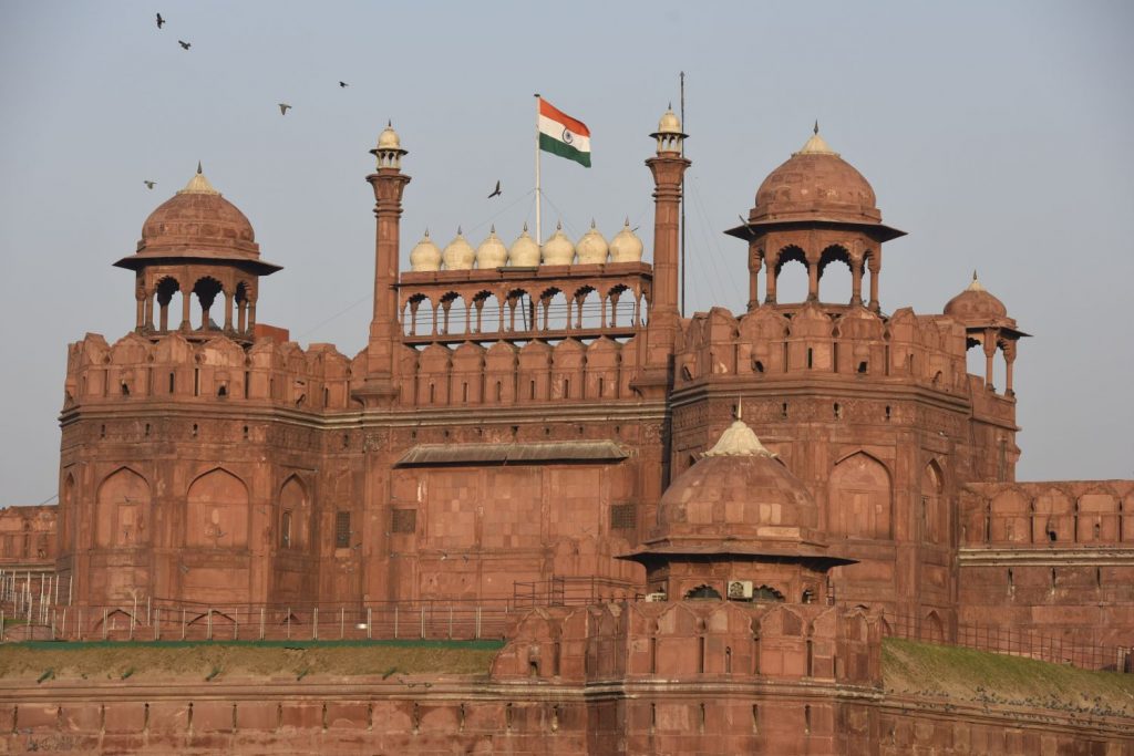 The Red Fort in Old Delhi was built during Moghul rule and is modeled on one in Agra. (Richard McGuire photo)