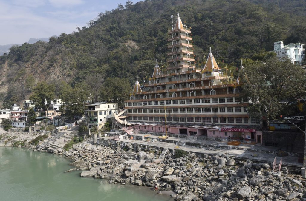 This large yoga centre in Rishikesh is one of the many spiritual buildings and ashrams devoted to various Hindu and New Age practices. (Richard McGuire photo) 