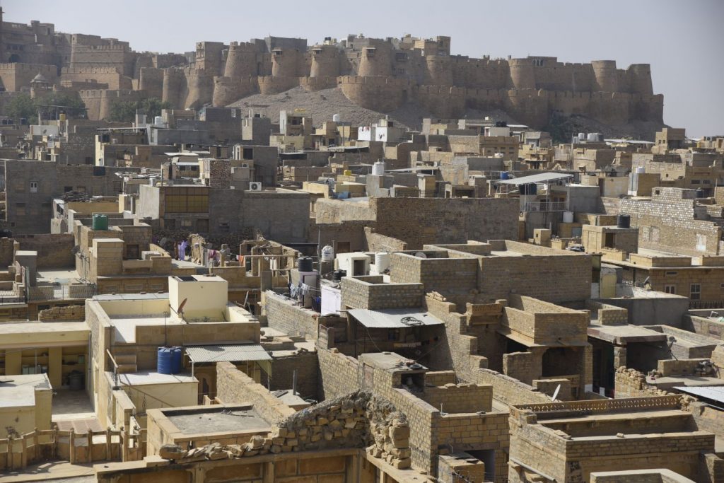 Jaisalmer Fort rises above this city in the Thar Desert, The fort, originally built in 1156, is still inhabited. (Richard McGuire photo)