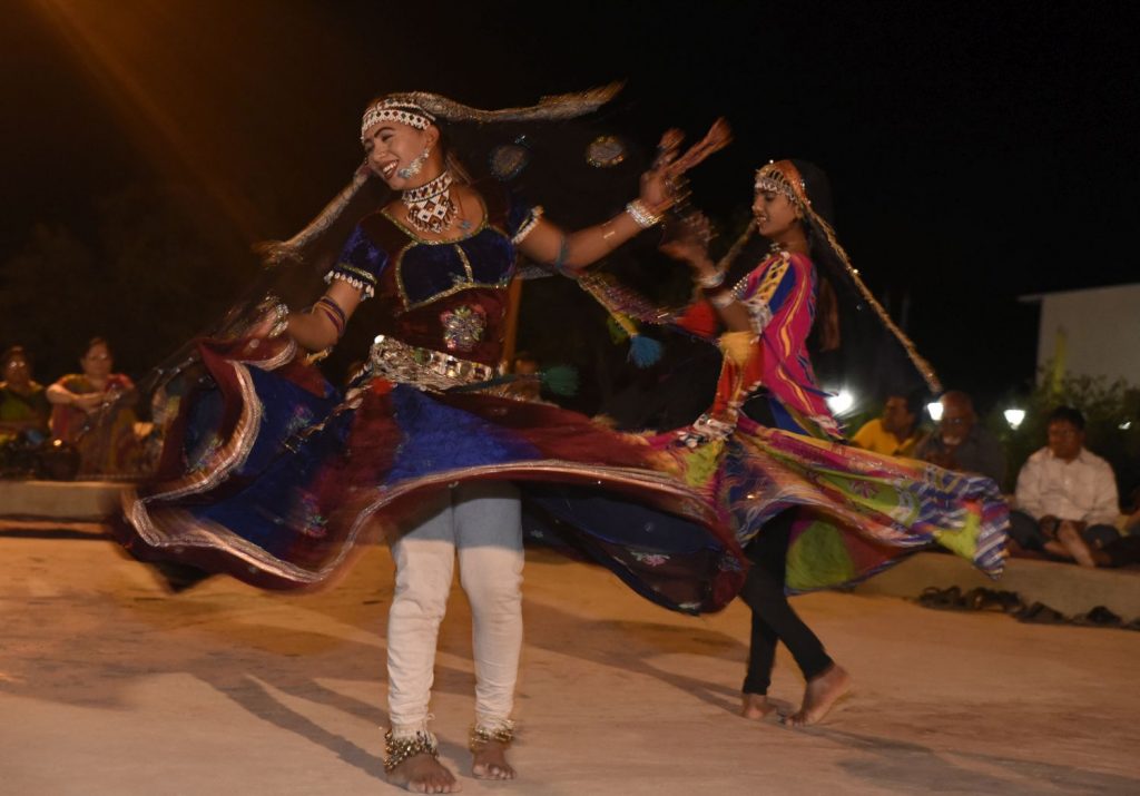 After the camel ride, we enjoyed a performance of Rajasthani music and dance. (Richard McGuire photo)