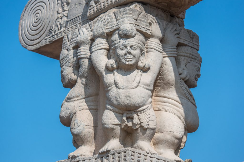 This detail is from the western gateway or torana of Stupa 1 at the Great Stupa of Sanchi. (© Richard McGuire photo)