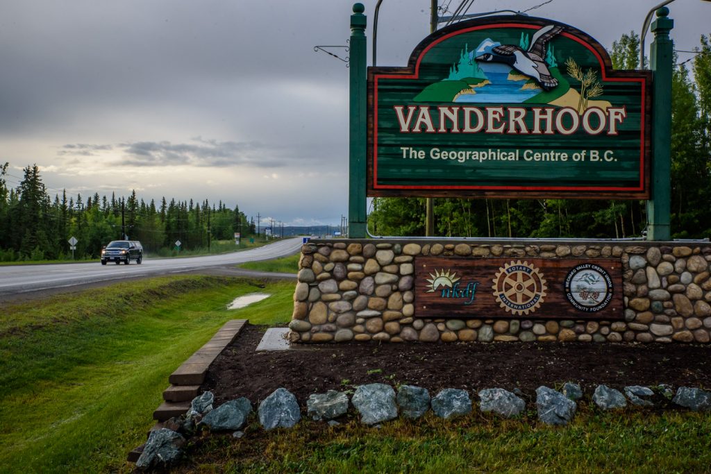 Vanderhoof's claim to fame is to be the geographical centre of B.C. Given that geographers don't agree on how to calculate a geographical centre, this could be debated, but at least it's more modest than Toronto's claim to be the centre of the universe. (Richard McGuire photo)