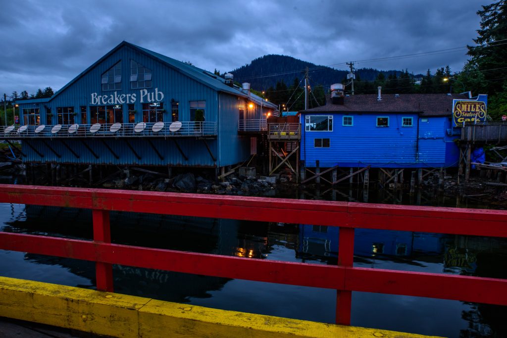 Cow Bay in Prince Rupert, B.C. used to be a somewhat ramshackle fishing port. Now it's a harbour for boat tours and private recreational boats as well as more upscale bars, coffee shops and boutiques. (Richard McGuire photo)