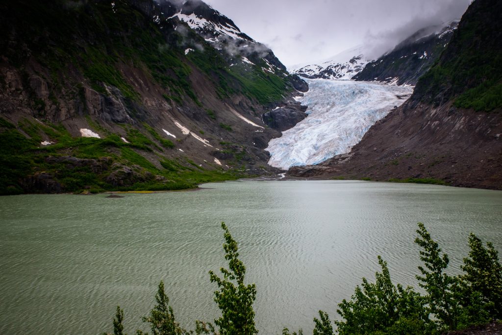 It's a side trip of just over 60 km off the Cassiar Highway to the town of Stewart, B.C. The drive skirts the Coast Mountains and passes the dramatic Bear Glacier, which like so many glaciers is receding with climate change. (Richard McGuire photo)