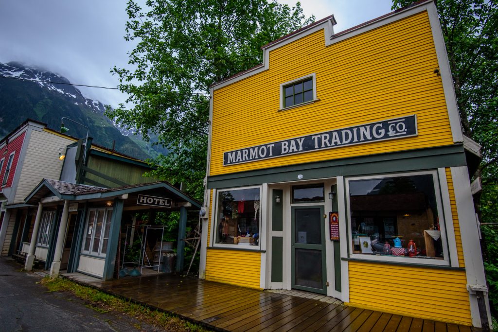 Once a busy mining community, the quiet town of Stewart. B.C. sits in a spectacular location at the base of the mountains. Many of its old wooden buildings have a unique charm. (Richard McGuire photo)