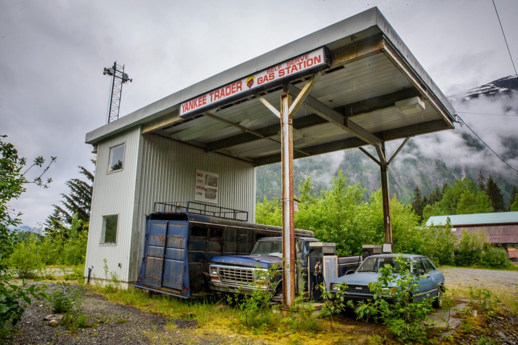 Anyone thinking of crossing the border for cheap U.S. gas in Hyder, Alaska will probably be disappointed. (Richard McGuire photo)