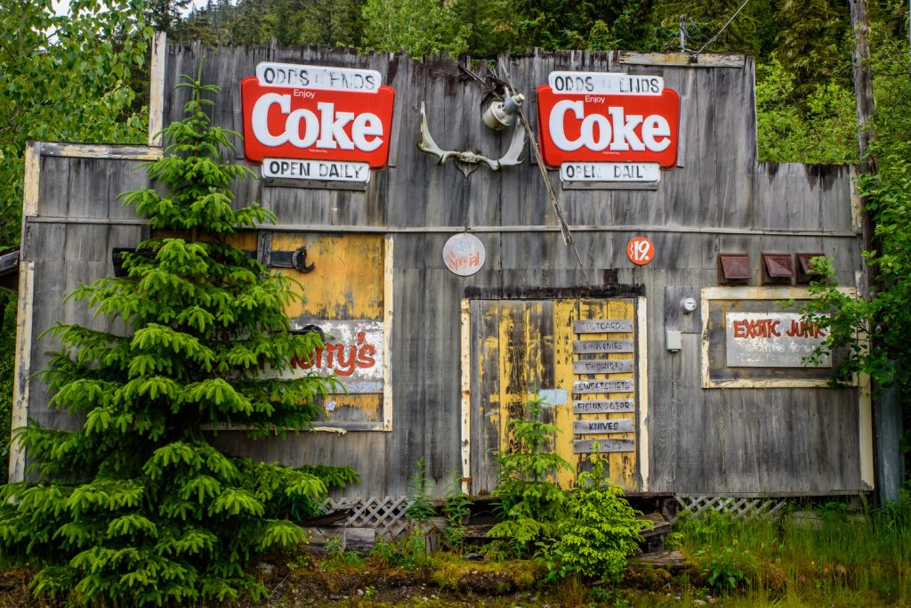 It's sometimes hard to tell if businesses in Hyder, Alaska are permanently closed or just closed for the season. (Richard McGuire photo)