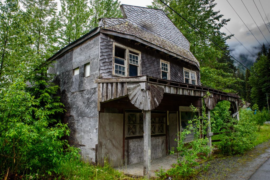 It's sometimes hard to tell if businesses in Hyder, Alaska are permanently closed or just closed for the season. (Richard McGuire photo)