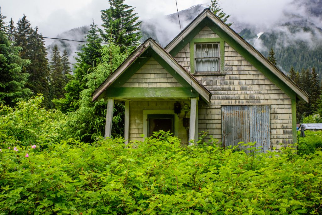 Hyder, Alaska was once a much bigger community than the 100 people who live there now. Many empty buildings attest to its claim to be Alaska's friendliest ghost town. (Richard McGuire photo)
