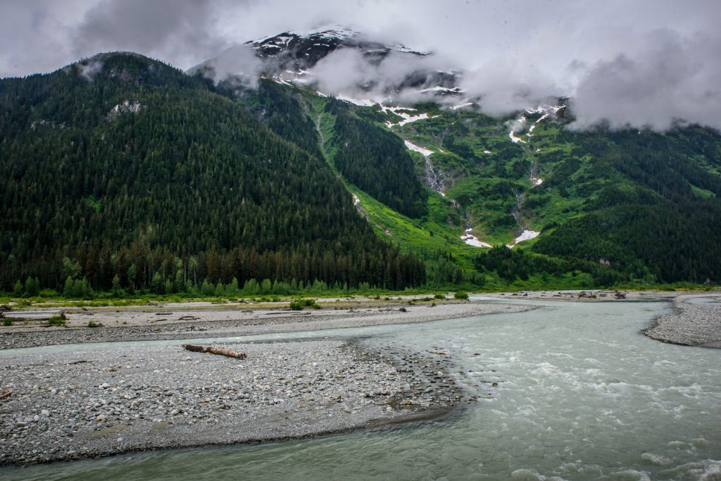 Leaving Hyder, Alaska to go north, you pass by this river. (Richard McGuire photo)