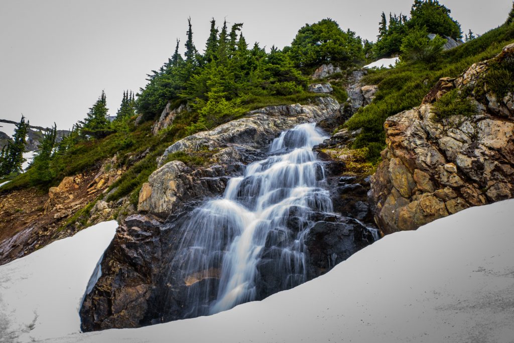 Salmon Glacier snakes down a valley in B.C. just north of Hyder, Alaska. You drive up to about 1,000 metres in elevation, and there was still a considerable amount of snow at the roadside, although it was quickly melting. (Richard McGuire photo)