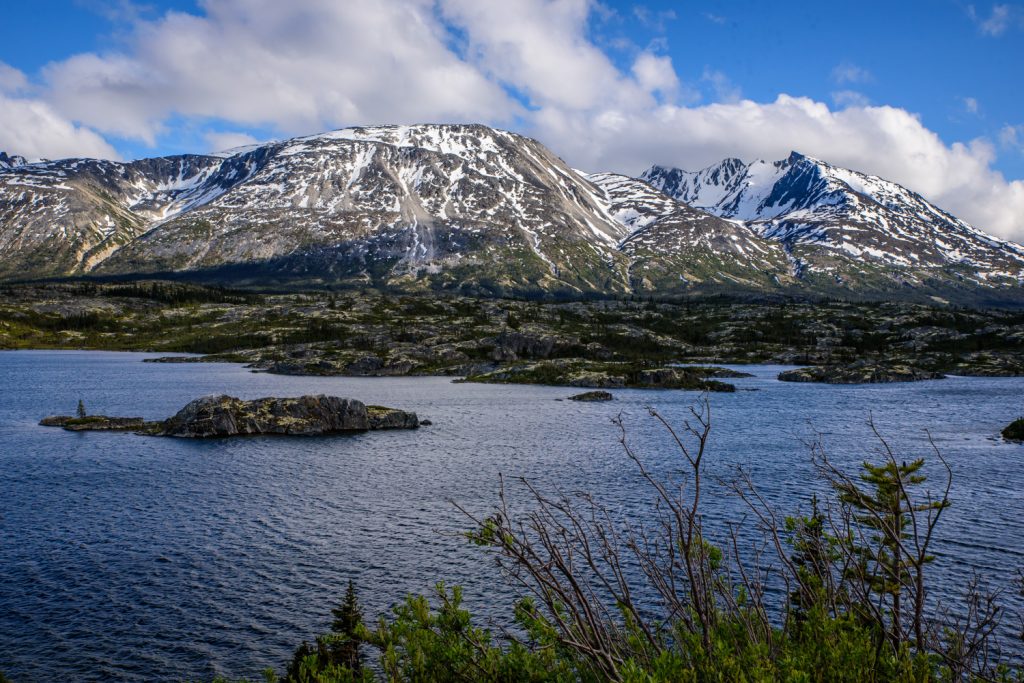 The drive from Carcross, Yukon to Skagway, Alaska is only a little over an hour (minus numerous photo stops), but it's one of the most beautiful drives in the world. It gets chilly as you climb through White Pass. (Richard McGuire photo)