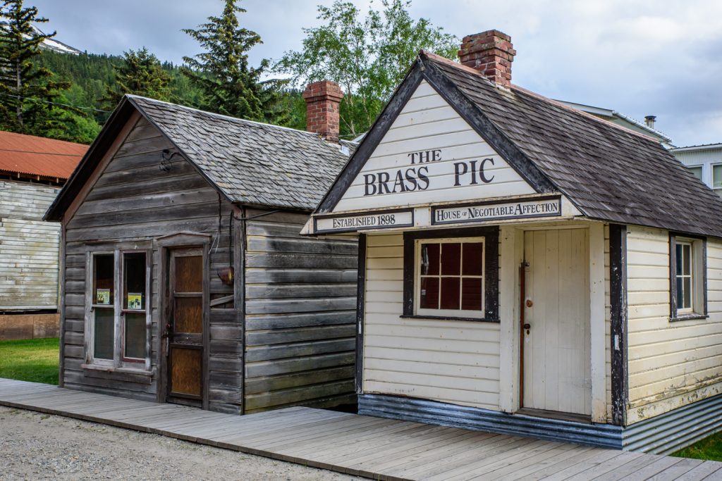 It's definitely a tourist town as the northern port for ships travelling the Inside Passage, but Skagway, Alaska has a unique charm with many older wooden buildings surviving from the Klondike era. This house of negotiable affection appeared to be closed when I came by. (Richard McGuire photo)