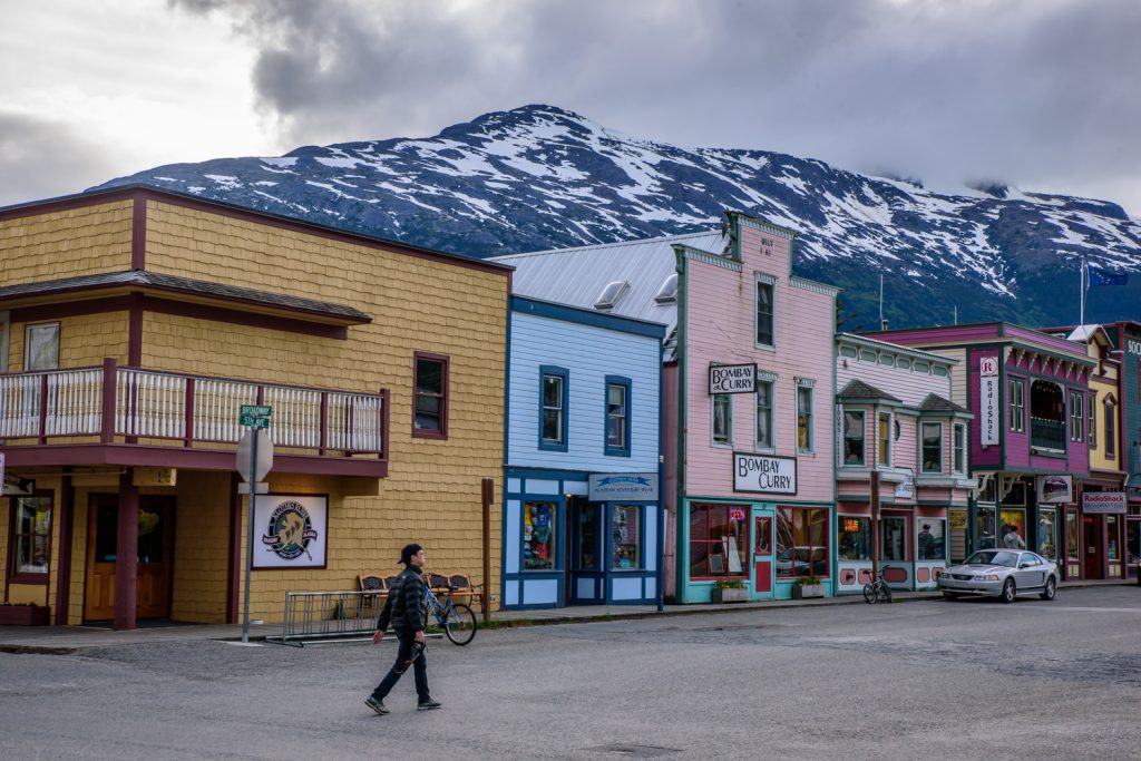 It's definitely a tourist town as the northern port for ships travelling the Inside Passage, but Skagway, Alaska has a unique charm with many older wooden buildings surviving from the Klondike era. (Richard McGuire photo)