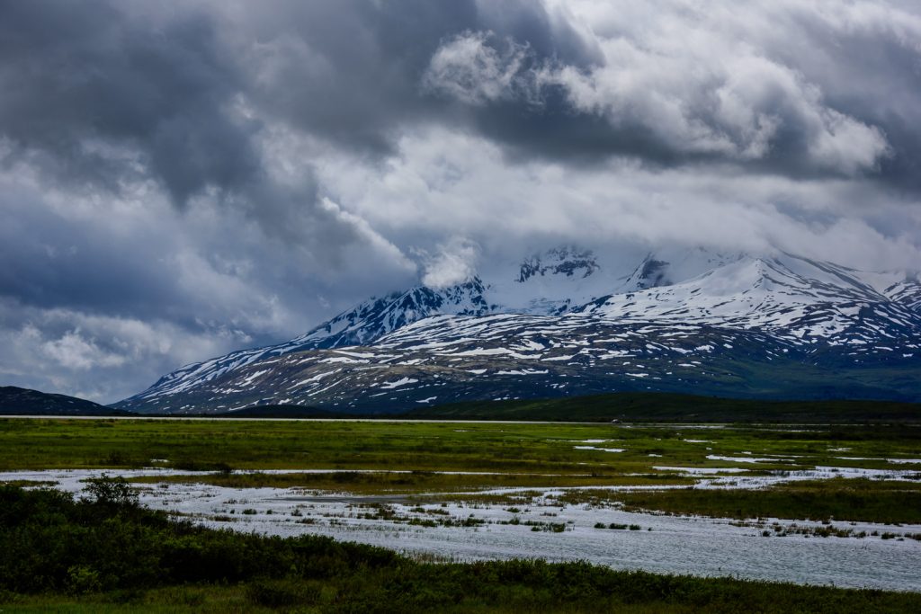 Driving south on the Haines Highway from Haines Junction, the route passes into B.C. and skirts Tatshenshini Alsek Park. (Richard McGuire photo)