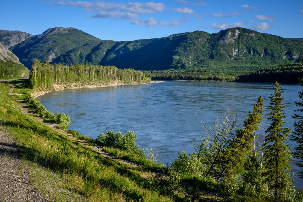 The Alaska Highway skirts the Liard River in northern B.C. near the Yukon border. (Richard McGuire photo)