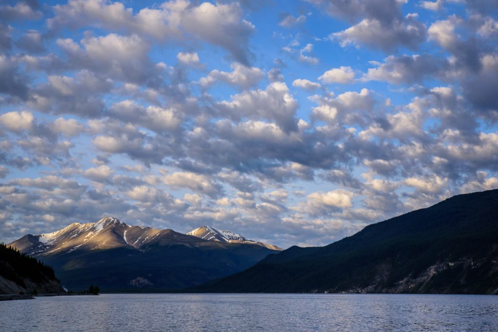 I tented at Mucho Lake Provincial Park on the Alaska Highway in the Northern Rocky Mountains, and I got up at 4 a.m. to catch the early light over Muncho Lake. (Richard McGuire photo)