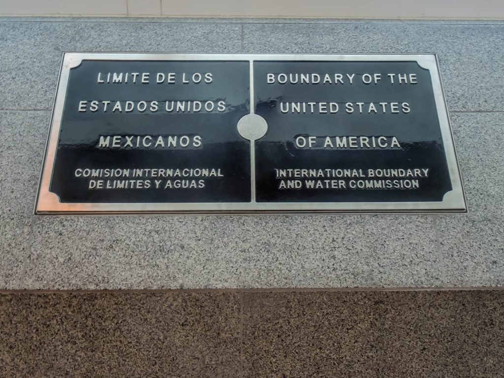 Donald Trump may talk about building a wall, but the border between Tijuana and San Diego is already pretty fortified. At the CBX linking San Diego to Tijuana Airport, you walk over it though an elevated hallway. The glass is opaque so you can't look down on the wall. (Richard McGuire photo)