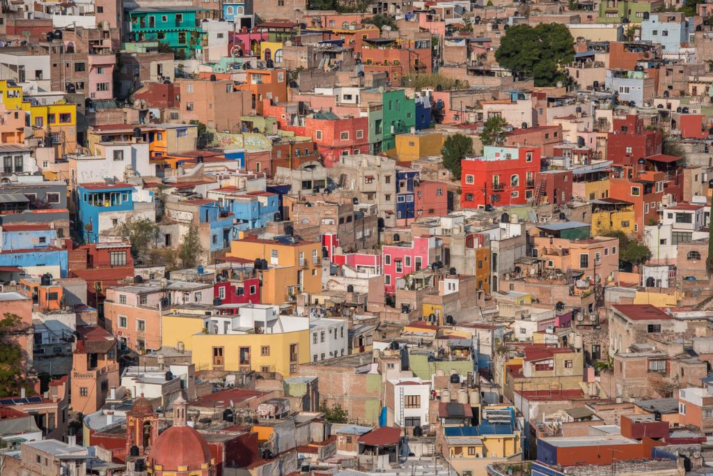 When you climb (or take the funicular) to the top of the hill where El Pipila statue stands, you're met with a spectacular view over Guanajuato. (Richard McGuire Photo)