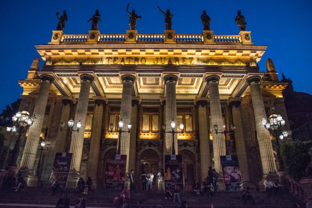The Teatro Juarez is an ornate theatre built in the late 19th century at Jardin de la Union in Guanajuato. (Richard McGuire Photo)