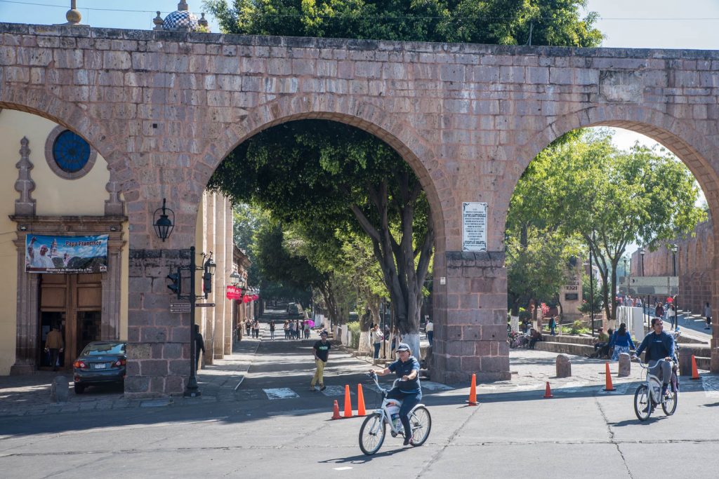 Morelia's aqueduct was built in the late 1700s to bring water to the city and it consists of 253 stone arches. (Richard McGuire Photo)